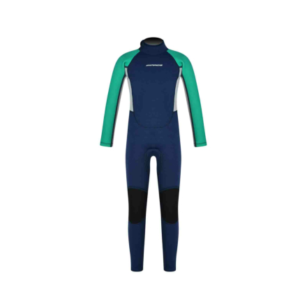 Mirage WS55 Boys Steamer Wetsuit 3/2mm - Aqua/Navy