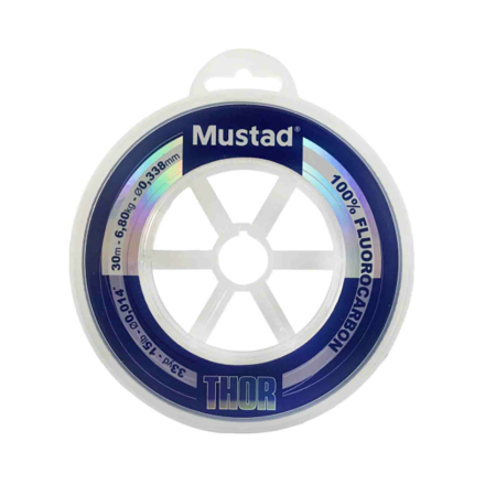 Mustad Thor 100% Fluorocarbon Leader - 33yds