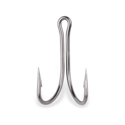 Mustad 7982HS-SS Double Dublin Point 70 Degree Angle Hook - 10 Pack